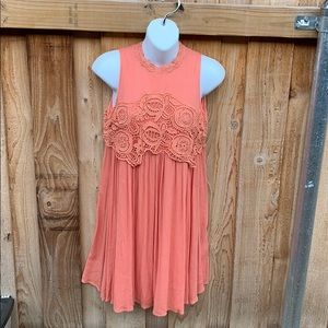 Peach dress size Small